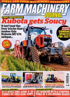 Farm Machinery Journal Magazine Issue OCT 26