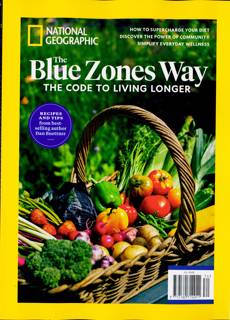 National Geographic Coll Edit Magazine Issue BLUE ZONES