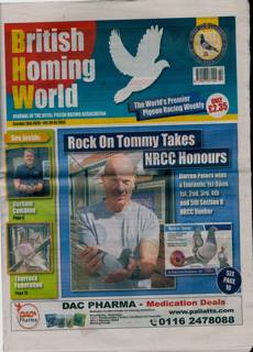 British Homing World Magazine Issue NO 7858