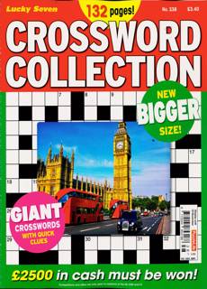 Lucky Seven Crossword Coll Magazine Issue NO 338