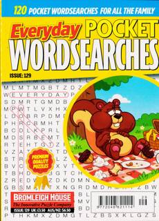 Everyday Pocket Wordsearch Magazine Issue NO 129
