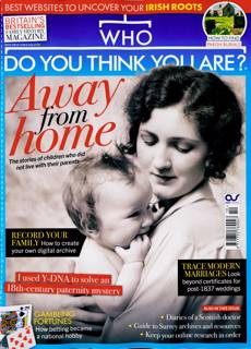 Who Do You Think You Are Magazine Issue OCT 26