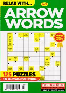 Relax with Arrow Words Magazine Issue NO 15