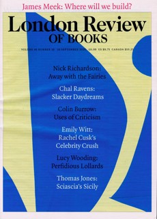London Review of Books Magazine Issue VOL48/16