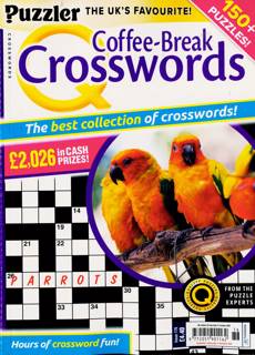 Puzzler Q Coffee Break Crossw Magazine Issue NO 176