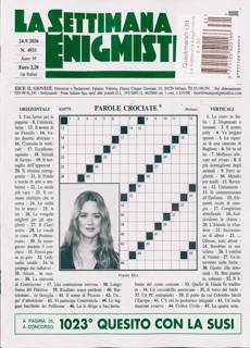 La Settimana Enigmistica Magazine Issue NO 4931