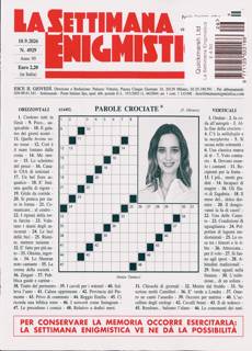 La Settimana Enigmistica Magazine Issue NO 4929