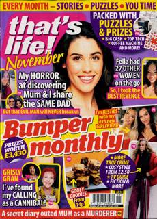 Thats Life Monthly Magazine Issue NOV 26