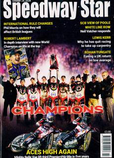 Speedway Star Magazine Issue 24/10/2026