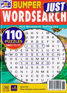 Bumper Just Wordsearch Magazine Issue NO 306