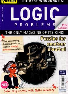 Puzzler Logic Problems Magazine Issue NO 513