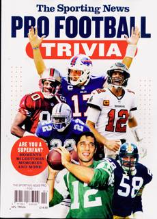Street and Smiths Pro Fball Magazine Issue NFL TRIVIA