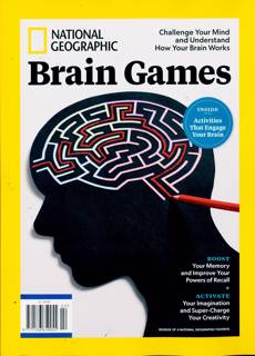 National Geographic Coll Magazine Issue BRAINGAMES