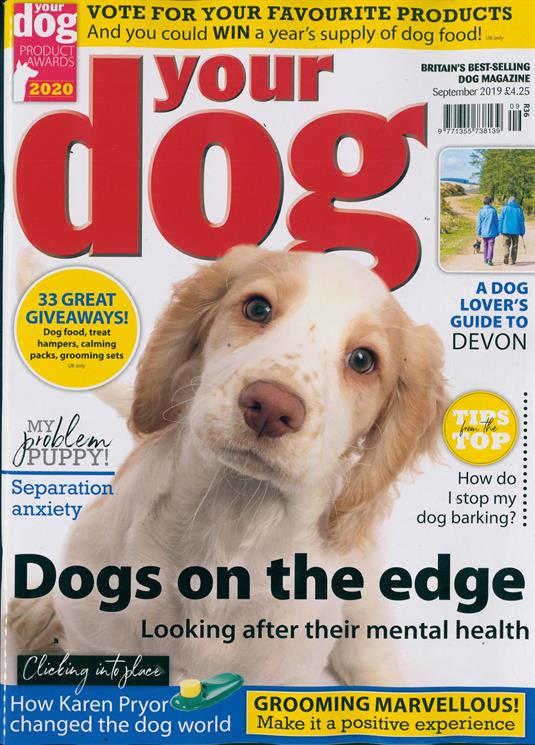 Your Dog Magazine Subscription Buy at Newsstand.co.uk Dogs