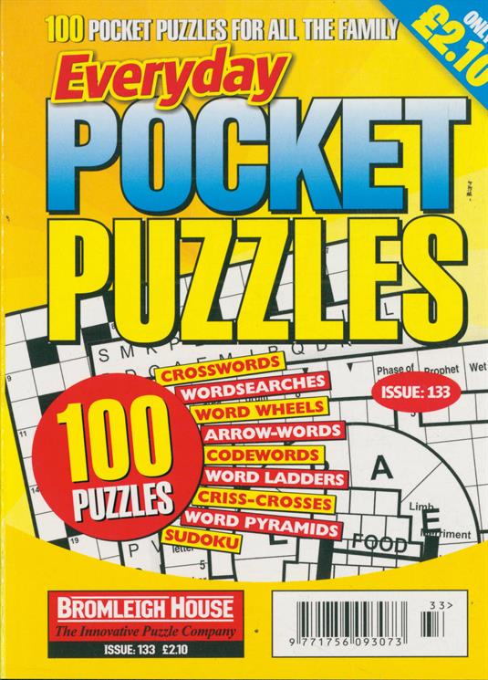 Everyday Pocket Puzzle Magazine Subscription Buy at Newsstand.co.uk