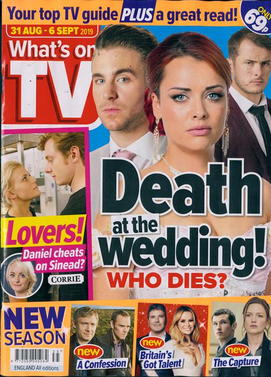 Whats On Tv England Magazine Subscription Buy at Newsstand.co.uk