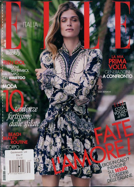 Elle Italian Magazine Subscription | Buy at Newsstand.co.uk | Italian