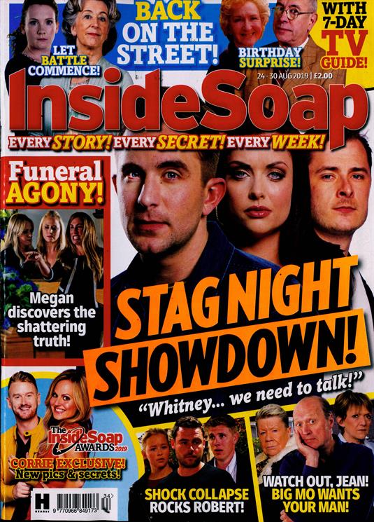 Inside Soap Magazine Subscription Buy at Newsstand.co.uk Television