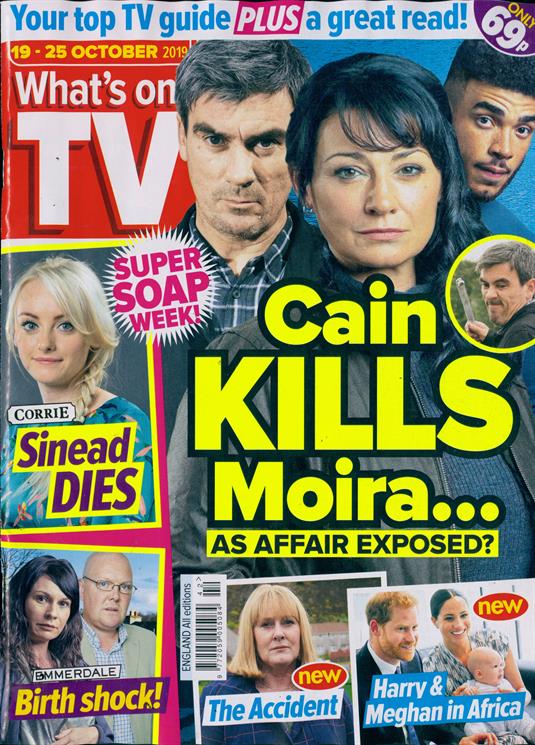 Whats On Tv England Magazine Subscription Buy at Newsstand.co.uk Television