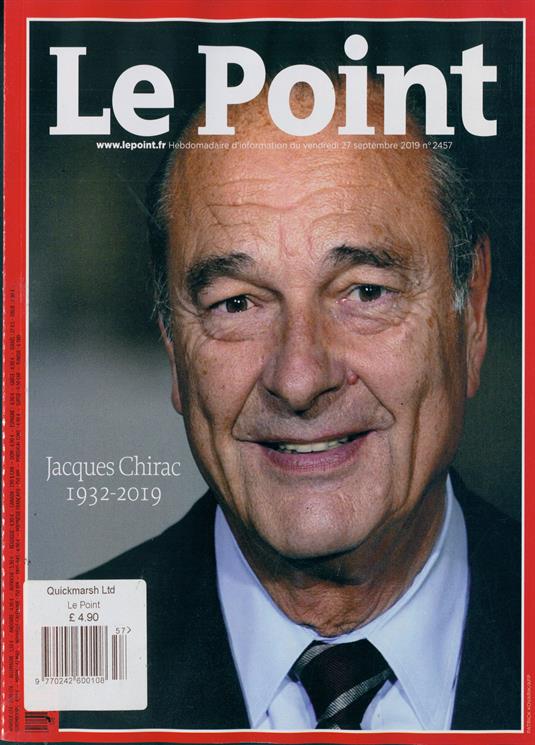 Le Point Magazine Subscription | Buy at Newsstand.co.uk | French