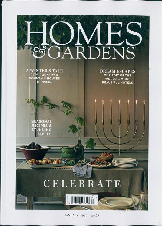Homes And Gardens Magazine Subscription Buy at Newsstand.co.uk Home