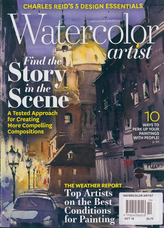 Watercolor Artist Magazine Subscription Buy at Newsstand