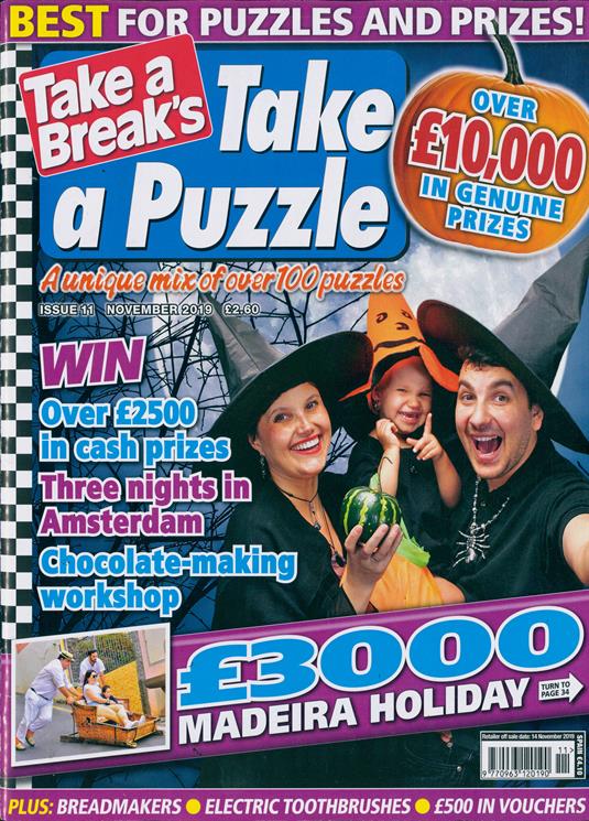 Take A Break Take A Puzzle Magazine Subscription Buy at Newsstand.co