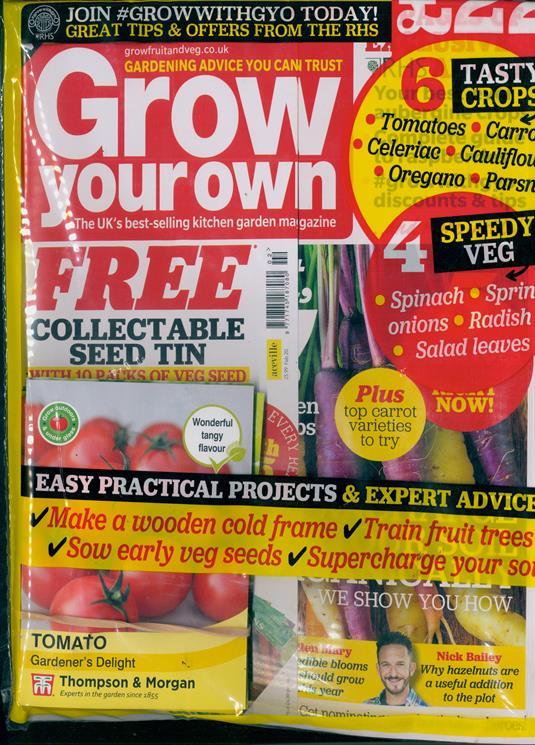 Grow Your Own Magazine Subscription Buy at Newsstand.co.uk Gardening Grow Your Own Magazine Subscription Buy at Newsstand.co.uk Gardening