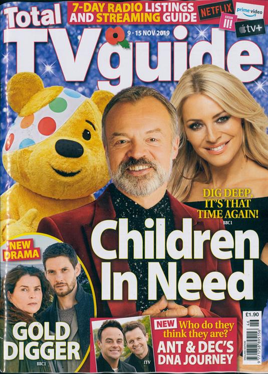 Total Tv Guide England Magazine Subscription Buy at Newsstand.co.uk