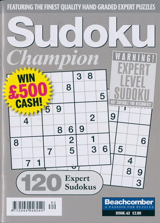 Sudoku Champion Magazine Subscription Buy at Newsstand.co.uk Other