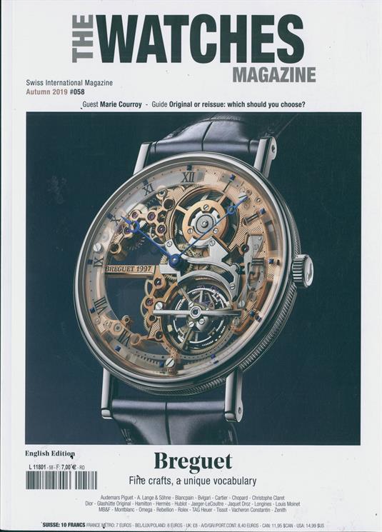 Watches Magazine Subscription Buy at Newsstand.co.uk Watch