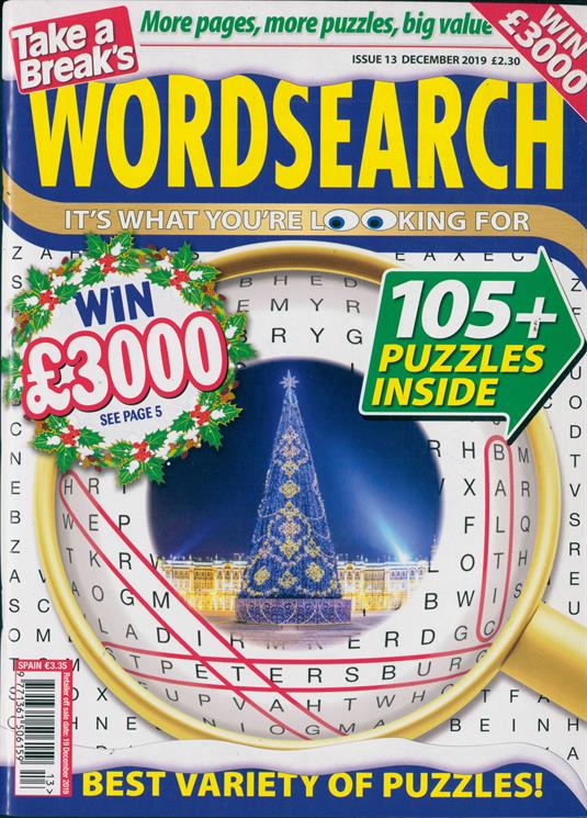 Take A Break Wordsearch Magazine Subscription Buy At Newsstand co uk Wordsearch