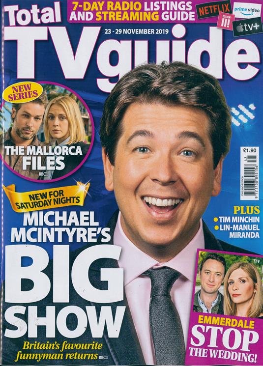 Total Tv Guide England Magazine Subscription Buy at Newsstand.co.uk