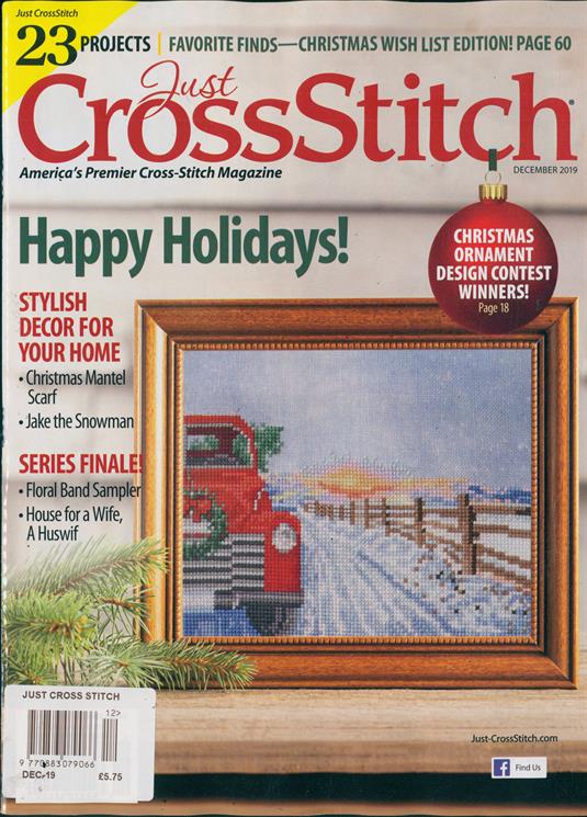 Just Cross Stitch Magazine Subscription Buy at Newsstand.co.uk