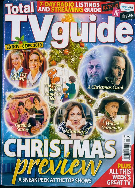 Total Tv Guide England Magazine Subscription Buy at Newsstand.co.uk