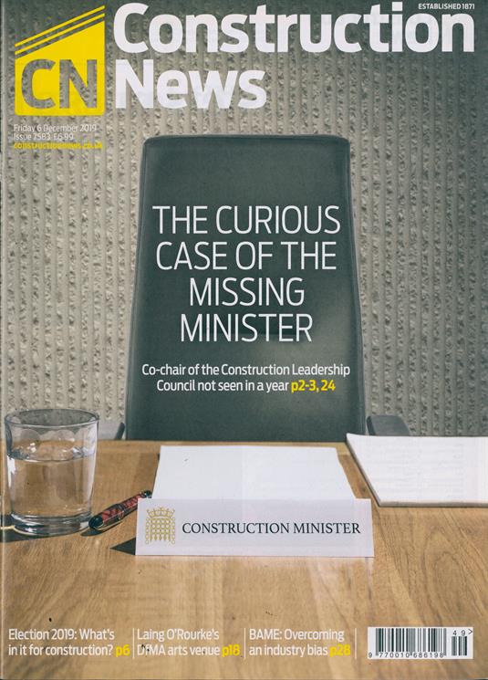Construction News Magazine Subscription Buy at Newsstand.co.uk