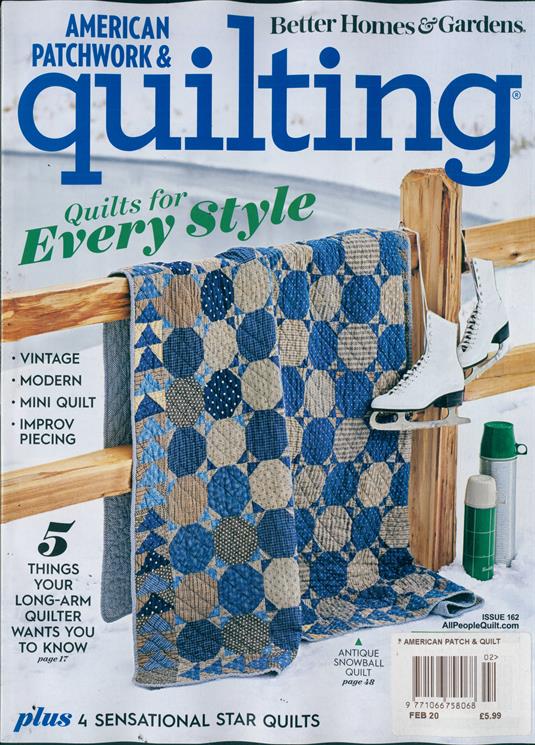 American Patchwork Quilting Magazine Subscription Buy at Newsstand.co