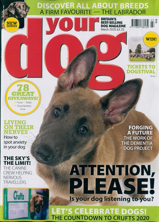 Your Dog Magazine Subscription Buy at Newsstand.co.uk Dogs