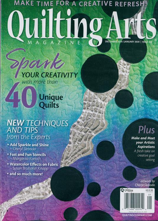 Quilting Arts Magazine Subscription Buy at Newsstand.co.uk Quilting