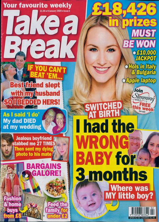 Take A Break Magazine Subscription Buy at Newsstand.co.uk Women's