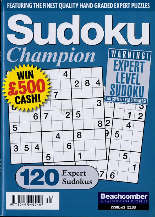 Sudoku Champion Magazine Subscription Buy at Newsstand.co.uk Other