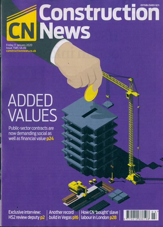 Construction News Magazine Subscription Buy at Newsstand.co.uk
