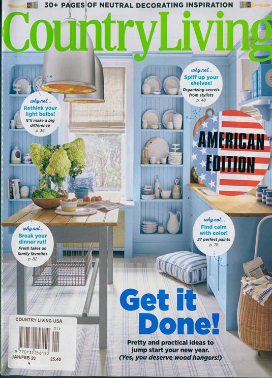 Country Living Usa Magazine Subscription Buy at Newsstand.co.uk