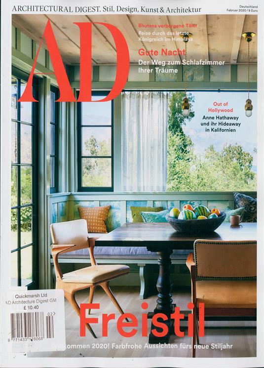 Architectural Digest German Magazine Subscription | Buy at ...