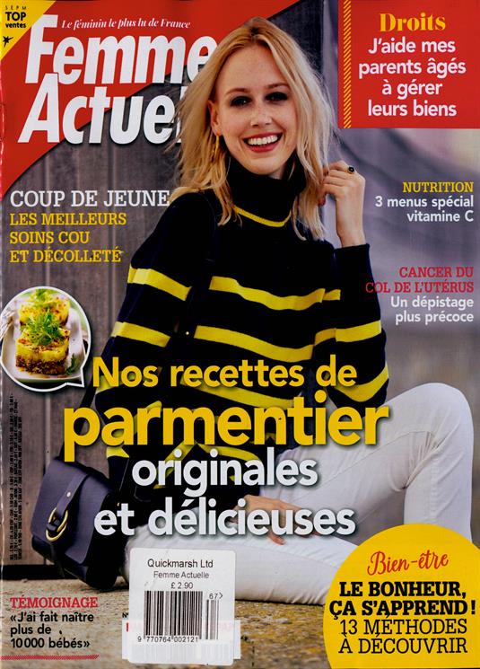 Femme Actuelle Magazine Subscription  Buy at Newsstand.co.uk  French