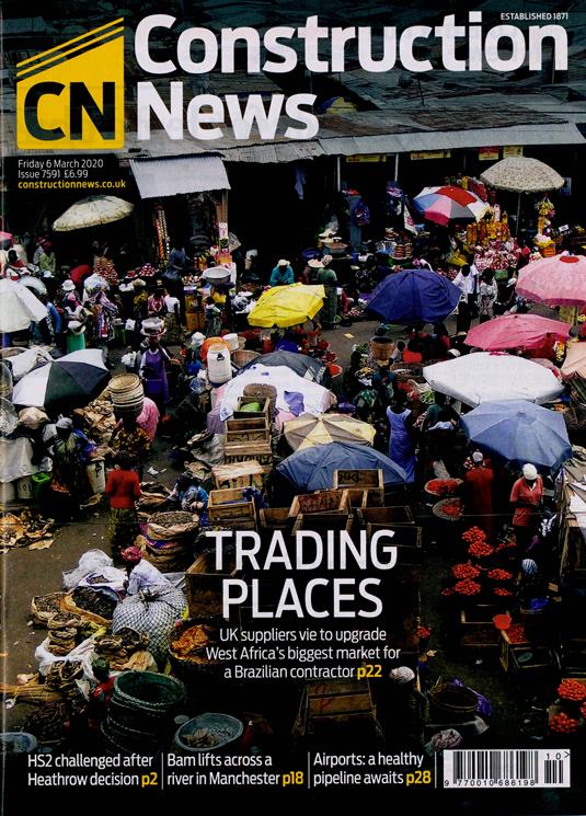 Construction News Magazine Subscription Buy at Newsstand.co.uk