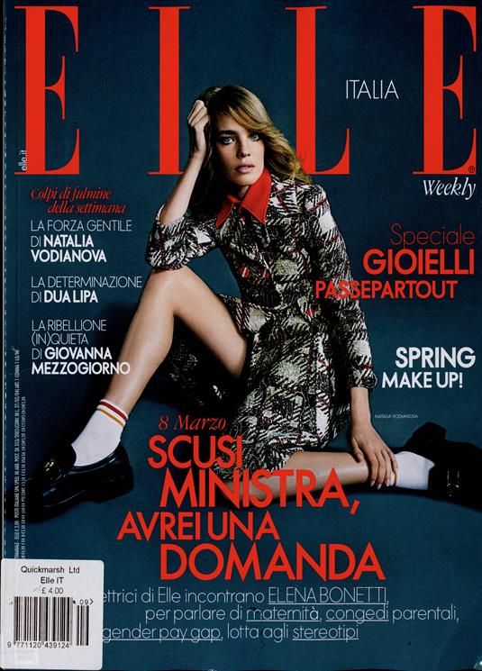 Elle Italian Magazine Subscription | Buy at Newsstand.co.uk | Italian