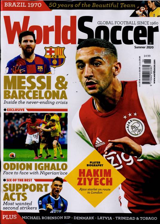 World Soccer Magazine Subscription Buy at Newsstand.co.uk Football