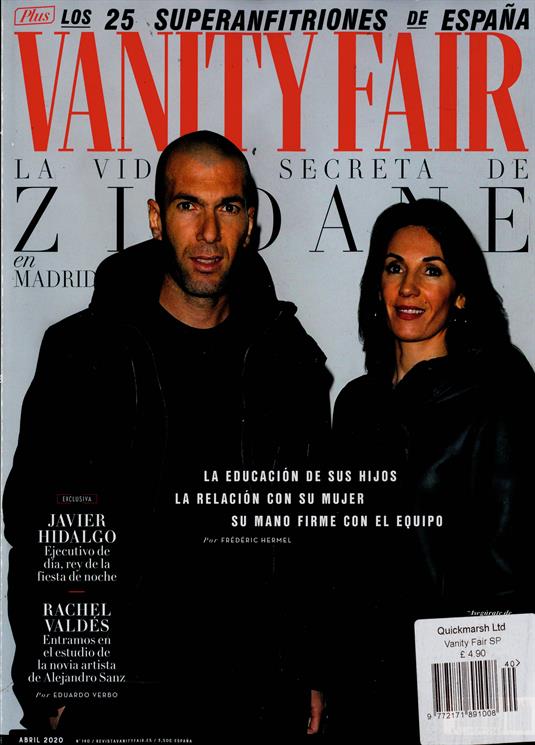 Vanity Fair Spanish Magazine Subscription Buy at Newsstand.co.uk