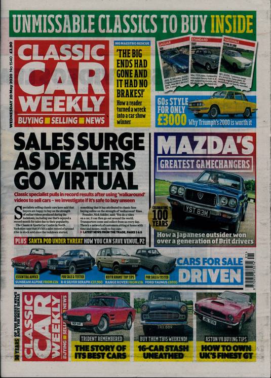 Classic Car Weekly Magazine Subscription Buy at Newsstand.co.uk